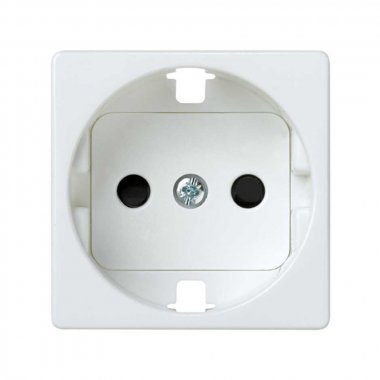 Фотография товара 'Simon 2700041-060 Накладка антибактериальная для розетки Schuko 2Р+Е'