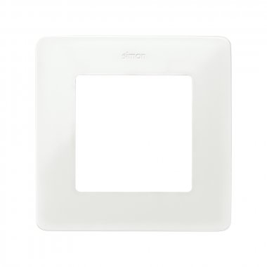 Фотография товара 'Simon 8200610-230 Рамка на 1 пост, белый/алюминий, S82D'