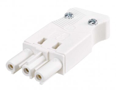 Фотография товара 'Simon CR0003-9 Разъем "мама" на кабель, 2P+E, винт., белый, QC'