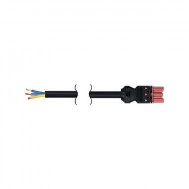 Фотография товара 'Simon CR4020-6 Кабель 2м 3x2,5мм "мама - free-end" 2P+E, красный, QC'