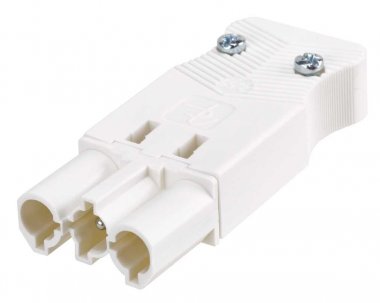 Фотография товара 'Simon CR0004-9 Разъем "папа" на кабель, 2P+E, винт., белый, QC'