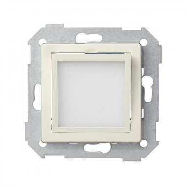 Фотография товара 'Simon 82036-31 Накладка для ориент.светильника, сл.кость, S82'