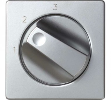 Фотография товара 'Simon 82084-33 Накладка для поворот.перекл-ля на 3 полож. с пикт."1-2-3", алюминий, S82'