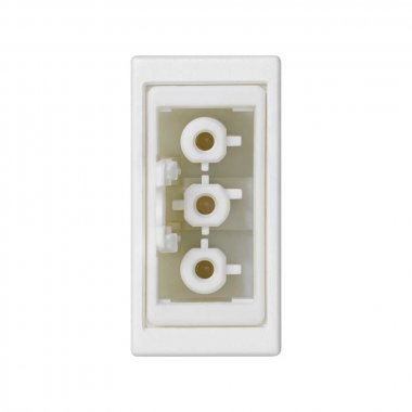 Фотография товара 'Simon K121B-9 Розетка узкая QC "мама" 2P+E, белый, K45, Connect'