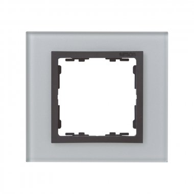 Фотография товара 'Simon 82817-35 Рамка на 1 пост, стекло, серый/графит, S82N'