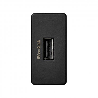 Фотография товара 'Simon 2701097-038 Зарядное устройство USB узкое 10W, 230В'