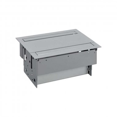 Фотография товара 'Simon 47403020-133 Двусторонний врезной x8 розеточный блок, планка, 6x2P+E, 4xRJ45'