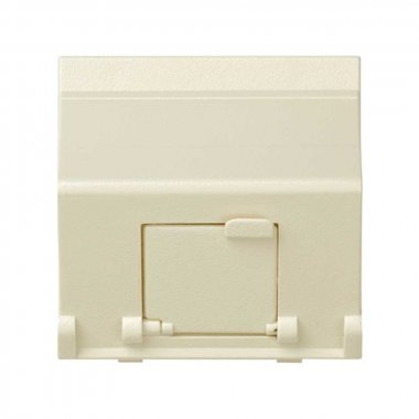 Фотография товара 'Simon 27081-32 Накладка наклонная со шторкой на 1 разъем RJ45'