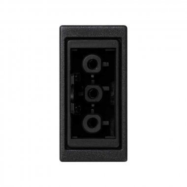 Фотография товара 'Simon K121B-14 Розетка узкая QC "мама" 2P+E, графит, K45, Connect'