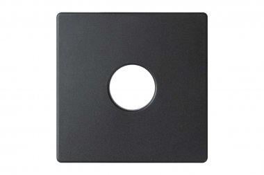 Фотография товара 'Simon 82057-38 Накладка для моно аудиорозетки, графит, S82'