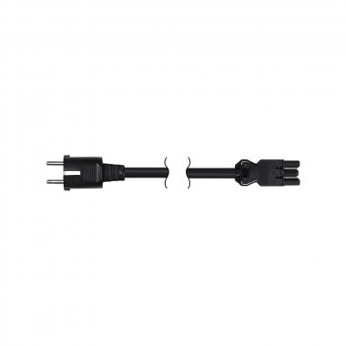 Фотография товара 'Simon CR6020-14 Кабель 2м 3x2,5мм "мама - вилка Schuko" 2P+E, графит, QC'