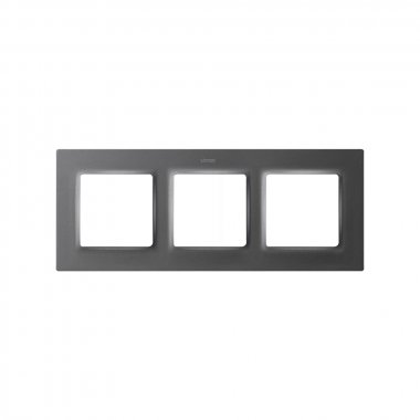 Фотография товара 'Simon 8200637-096 Рамка на 3 поста, мат.титан, S82C'