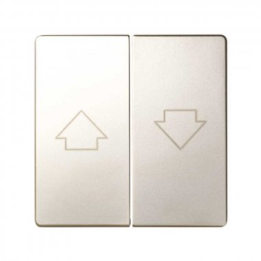 Фотография товара 'Simon 82028-34 Клавиша двойная для выкл-ля жалюзи с блок. и пикт."Стрелки", шампань, S82'