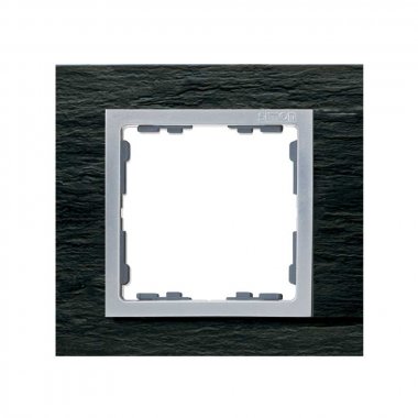 Фотография товара 'Simon 82917-63 Рамка на 1 пост, камень, сланец/алюминий, S82N'