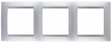 Фотография товара 'Simon 1500630-033 Рамка на 3 поста, алюминий, S15'