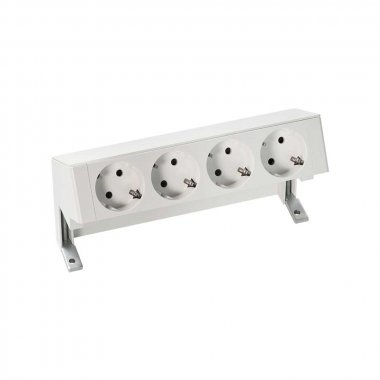 Фотография товара 'Simon 42404000-130 Настольный x4 розеточный блок, 4x2P+E'
