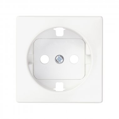 Фотография товара 'Simon 8200041-090 Накладка со шторками для розетки Schuko 2Р+Е'