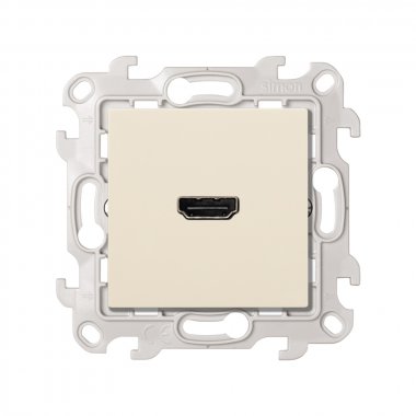 Фотография товара 'Simon 2411094-031 Розетка HDMI v1.4, сл.кость, S24'
