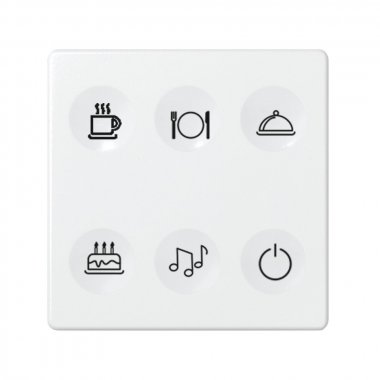 Фотография товара 'Simon 8000664-030 Сенсорная 6-кн панель, Т2 маркировка'