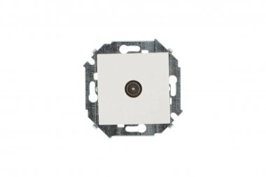 Фотография товара 'Simon 1591475-031 Розетка TV одиночная, сл.кость, S15'