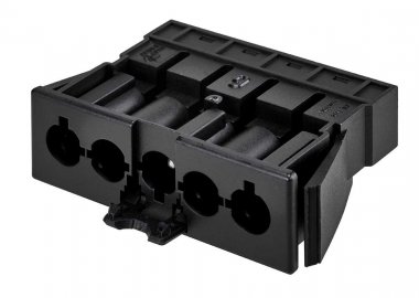 Фотография товара 'Simon CR5002-14 Разъем "папа" встраиваемый, 5 контактов, безвинт., графит, QC'