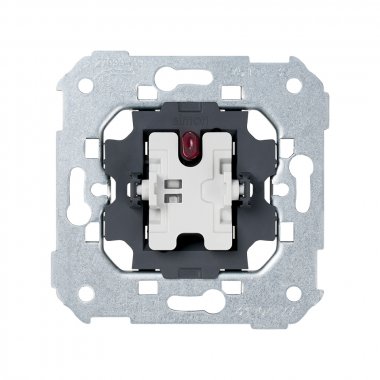 Фотография товара 'Simon 75104-39 Однополюсный выключатель с подсветкой, 10AX 250В~, S75'