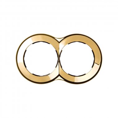 Фотография товара 'Simon 88620-36 Рамка на 2 поста, золото, S88'