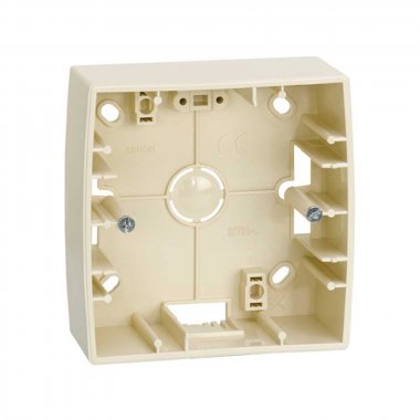 Фотография товара 'Simon 82751-31 Коробка подъемная на 1 пост, сл.кость, S82'