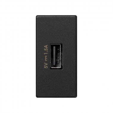 Фотография товара 'Simon K126C-14 Зарядное устройство узкое USB A 7.5W, 230В'