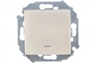 Фотография товара 'Simon 1591160-034 Кнопочный выключатель с подсветкой, 16A 250В'