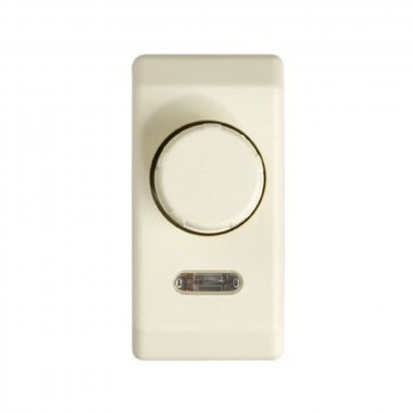 Фотография товара 'Simon 27313-31 Светорег-р электрон. повор-нажимной узкий, проходной, 40-500Вт 230В'