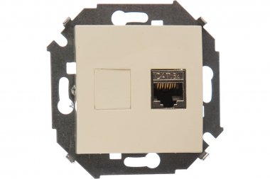 Фотография товара 'Simon 1591563-031 Розетка информационная RJ45 Cat.6A FTP (AMP)'