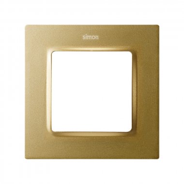 Фотография товара 'Simon 8200617-095 Рамка на 1 пост, мат.золото, S82C'