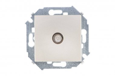 Фотография товара 'Simon 1591475-034 Розетка TV одиночная, шампань, S15'