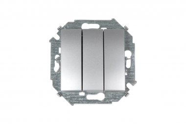 Фотография товара 'Simon 1591391-033 Трехклавишный выключатель, 10AX 250В'