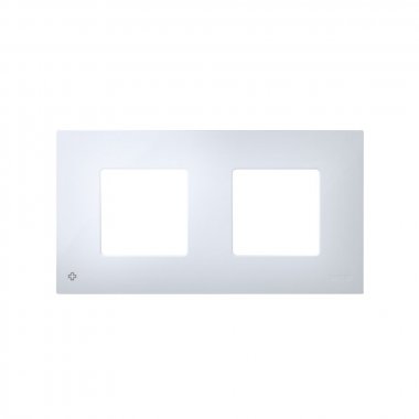 Фотография товара 'Simon 2700627-060 Накладка антибактериальная для рамки на 2 поста'