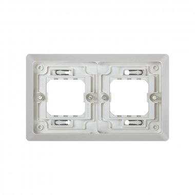 Фотография товара 'Simon 4400620-035 Монтажное основание на 2 поста, встраив.горизонт.монтаж'