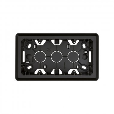 Фотография товара 'Simon 8200760-038 Коробка подъемная на 2 поста, графит, S82D'