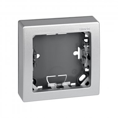 Фотография товара 'Simon 73610-63 Рамка на 1 пост цвета алюминий 73 Loft'