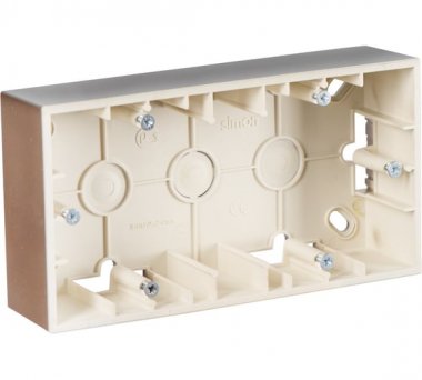 Фотография товара 'Simon 1590752-034 Коробка подъемная на 2 поста, шампань, S15'