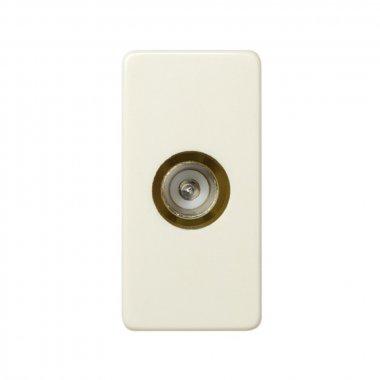 Фотография товара 'Simon 27475-31 Розетка TV одиночная узкая, сл.кость'