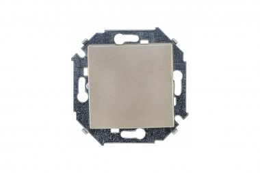 Фотография товара 'Simon 1591201-034 Переключатель (проходной), 16AX 250В~, шампань, S15'