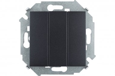 Фотография товара 'Simon 1591391-038 Трехклавишный выключатель, 10AX 250В'
