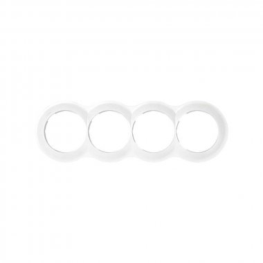 Фотография товара 'Simon 88640-30 Рамка на 4 поста, белый, S88'