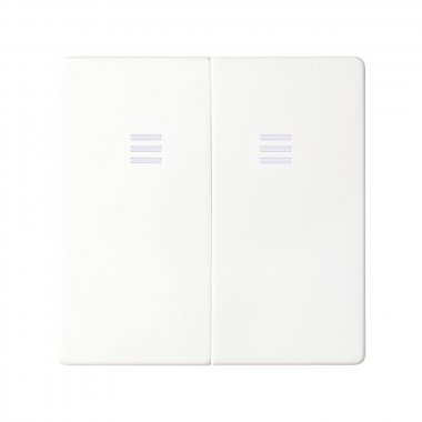 Фотография товара 'Simon 8202025-030 Клавиша двойная для вык-ля с голубой подсв., белый, S82'