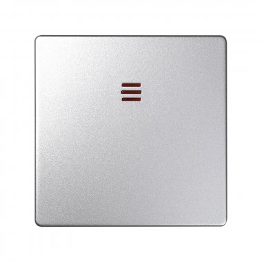 Фотография товара 'Simon 82011-93 Клавиша для вык-ля S75 с подсветкой, мат.алюминий, S82D'