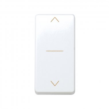 Фотография товара 'Simon 27333-64 Выключатель трехпозиционный для жалюзи узкий с фиксацией, 10A 250В'