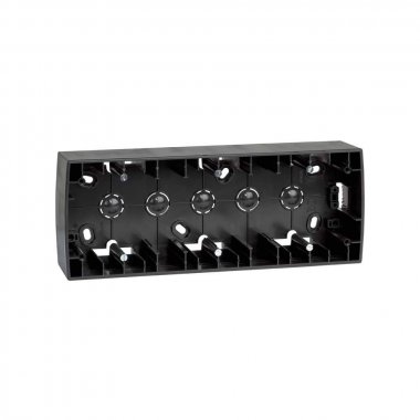 Фотография товара 'Simon 82771-38 Коробка подъемная на 3 поста, графит, S82'