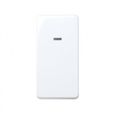 Фотография товара 'Simon 27204-64 Переключатель (проходной) узкий с подсветкой, 10AX 250В'