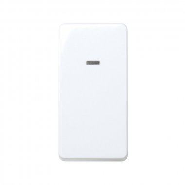 Фотография товара 'Simon 27202-64 Переключатель (проходной) узкий с индикатором, 10AX 250В'